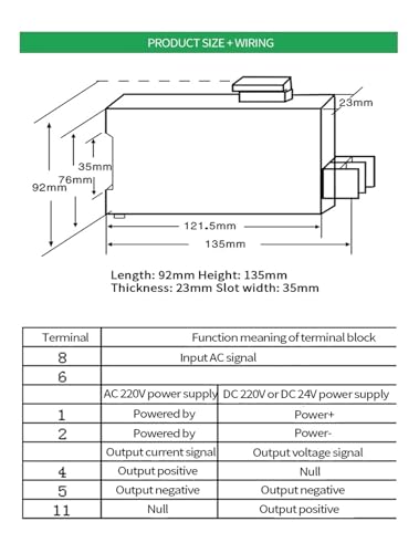 Transmisor de corriente DC 0-2A a RS485 para control industrial preciso 3
