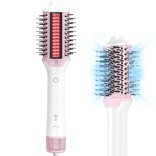 Webeauty [Dual Mode] Spazzola Asciugacapelli & Lisciante, [4 in 1] Spazzola Phon ad alta velocità, Asciugatura rapida, Volumizzante, Levigante, Spazzola Elettrica per Capelli