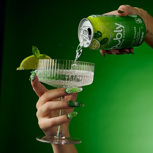 Image of Bubly Sparkling Water, Mojito Breeze, 12 Fl Oz x 8 Count