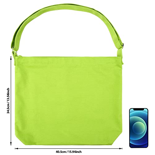 Image of Women's blank large Size Canvas Crossbody Tote Handbags Shoulder Bag Hobo Casual Tote Diy /gifts