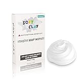 Inimmo Soft Clay For Crafts, Plain White, 3.5oz (100g)