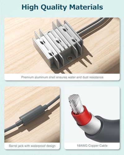 Starlink Mini 12V Adapter DC Step Up Converter 12V/24V to 30V 3.5A Car Power Supply for Starlink Mini DC Boost Converter Car Cigarette Lighter No Voltage Drop Waterproof for Car RV Truck Off-Grid3