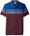 IZOD Men's Advantage Performance Engineered Stripe Short Sleeve Polo