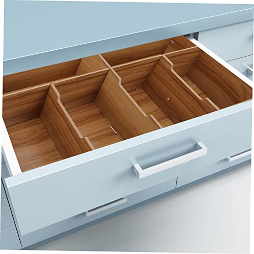 Boîte de rangement multi espèces bois et caisse à monnaie compartimentée de table - 5