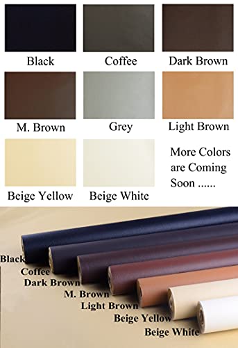 Kjml Diy LEATHER REPAIR Patch For Couches 17X55Inch Large Self-Adhesive Refinisher Cuttable Reupholster Tape Patches Kit thumb #4