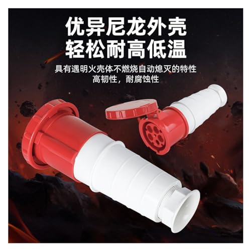 Conector aviación 63A socket SF-233 impermeable IP44 miniatura 4
