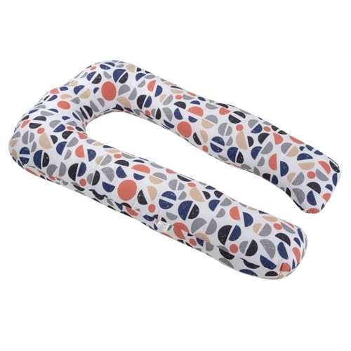 Image of Wakefit Pregnancy Pillow | 3 Month Warranty | 100% Cotton J-Shape Maternity Pillow for Pregnant Mothers, Pillow for Pregnant Women with Breathable & No Heat Fabric | Bekky