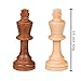 EEkiimy Wood Chess Pieces only Without Board for Replacement of Missing Pieces 3.5 inch King Chess Pieces Figure