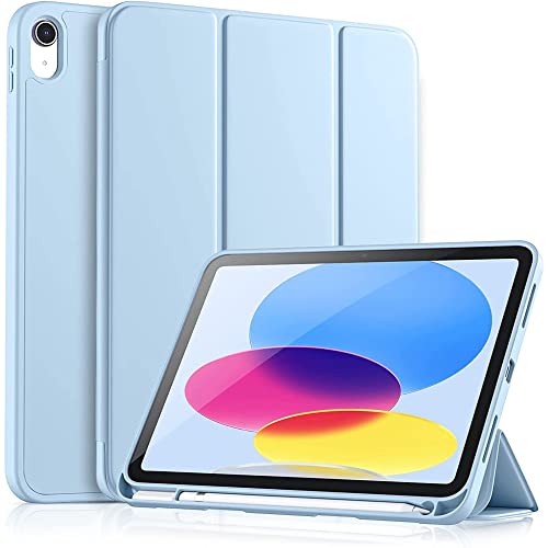 iPad 第10世代 本体 64GB Wi-Fi（ケースカバー2つおまけ） TF7（ティーエフセブン） TF7 4Way クリア Yカバー for iPad