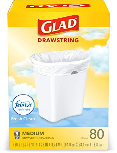 Glad 10012587792220 Medium Kitchen Drawstring Trash Bags thumb #8