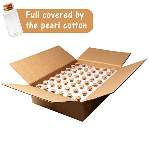 Ourwarm 48Pcs 25Ml Glass Bottles With Cork Stoppers, Mini Small Glass Bottles, Clear Vials Glass Favor Jars With Tags And Strings For Wedding Favors Diy Crafts Baby Shower Birthday Home Decorations #TOP3