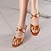 Imagen de HIPPOSEUS Zapatos de Baile Latino Mujer con Puntera Abierta de Salón Zapatos de Baile Marron para Bachata y Salsa Tacon 7 cm