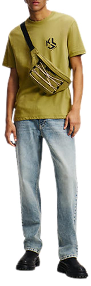 Jeansy Karl Lagerfeld, Męskie, Proste Denim, Prosta Nogawka