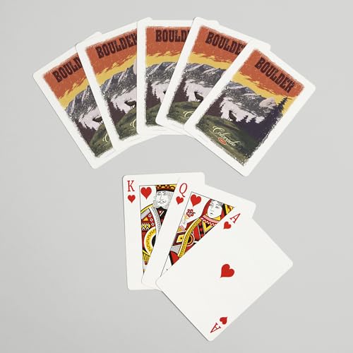 Lantern Press Naipes Poker Vista Montañas Colorado 52 cartas miniatura 7