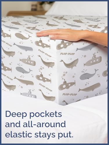 Parure de lit pour garçons et filles en microfibre confortable sous-marins - 7