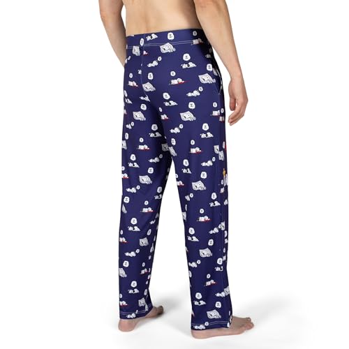 BRIEF INSANITY Snoopy Unisex Lounge Pajama Pants - Comfy, Loose-Fit, Ultra-Soft - Snoopy Lazy Days Sleep Bottoms3
