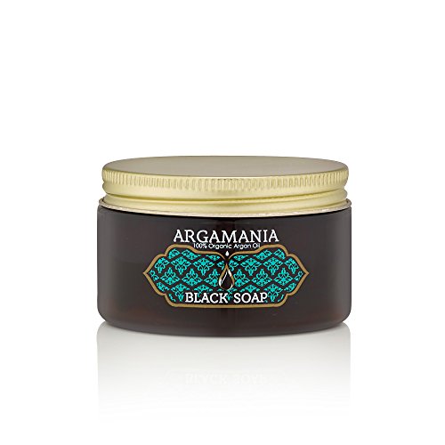 Moroccan Black Soap 100% Natural and Organic with Olive oil and Eucalyptus oil