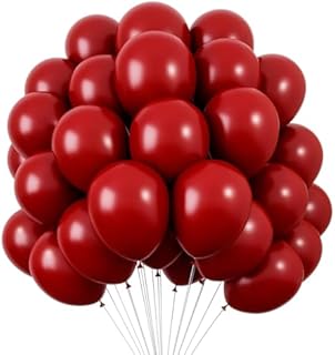 RUBFAC 120 Balloons Assorted Color 12 Inches Rainbow Latex Balloons, 12 Bright Color Party Balloons for Birthday Baby Shower Wedding Party Supplies Arch Garland