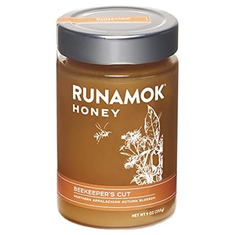 Runamok Beekeeper's Cut, Autumn Blossom Honey | Authentic & Pure Raw Honey | Gluten Free & Natural Sweetener | 9oz Cover