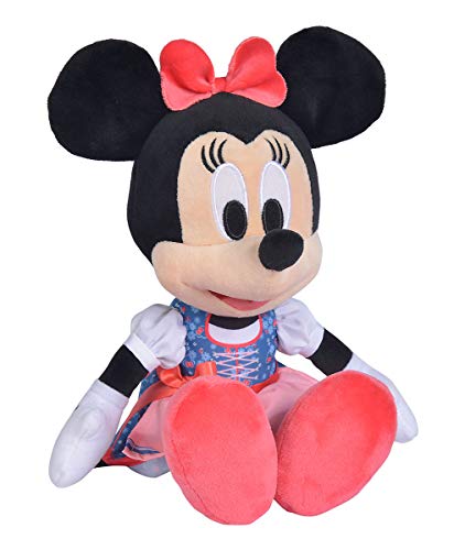 Simba 6315870211 - Disney Minnie Maus Plüschfigur im Dirndl, Tracht, 25cm, Oktoberfest, Wiesn, Kuscheltier, Minnie Mouse… – Bild 3