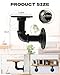 MUZIK 4 Pack Pipe Floating Shelf Bracket Heavy Duty, Black L Pipes Shelf Brackets Iron Shelving Brackets for Shelves - Vintage DIY Pipe Shelf (4*4 Inch)