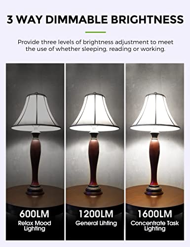 Image of 3 Way Light Bulbs, L LOHAS LED 3 Way LED Light Bulbs 50 100 150W Equivalent