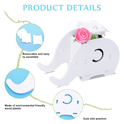 Cooloo Pencil Holder Cell Phone Stand, Cute Elephant Office Accessories Tablet Desk Bracket Compatible, Desk Decoration Multifunctional Stationery Box #TOP3