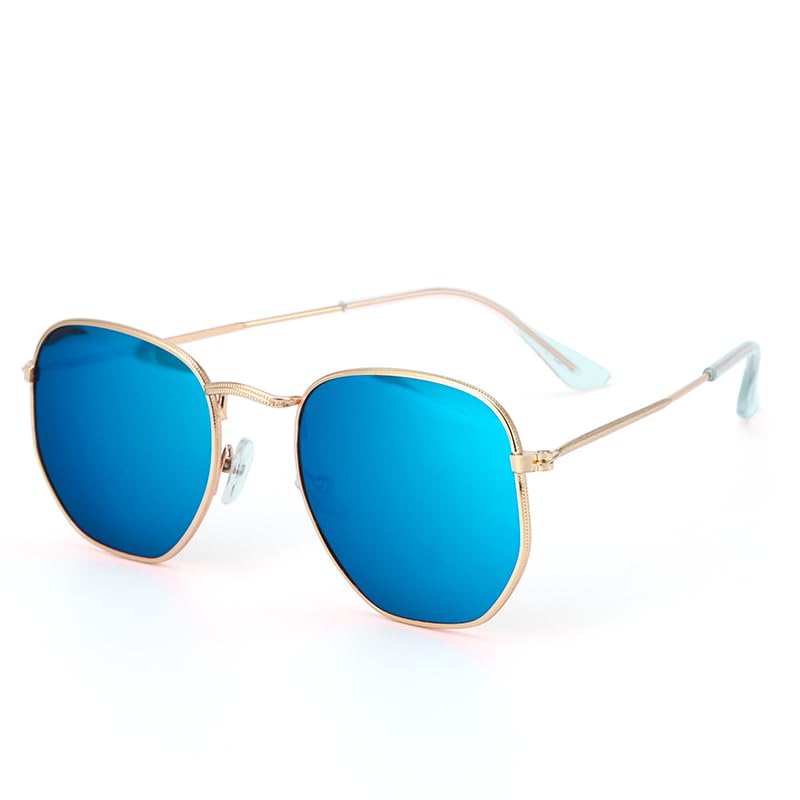 salty HexaGlint Sunglasses - Mercury Green For Women stylish | Carry Pouch Included |Signature Range UV Protection Fashion Goggles for Girls | Durable & Lightweight | Gift for Man & Woman-picture-39