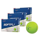 Maxfli SoftFli Matte Golf Balls - Longer Straight Distance - Soft Feel (Green - 36 Balls)
