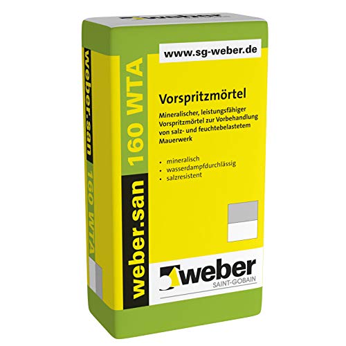 Preisvergleich Produktbild weber.san 160 WTA naturgrau, 30kg / Sack