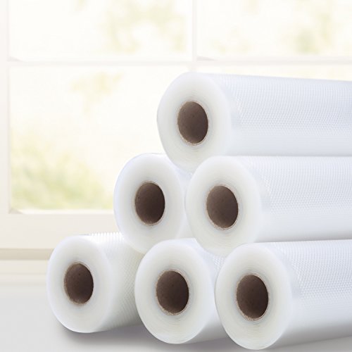Foodsaver Gamesaver Vacuum Sealer Bags, Rolls For Custom Fit Airtight Food Storage And Sous Vide, 8" X 20' (Pack Of 6) #TOP1