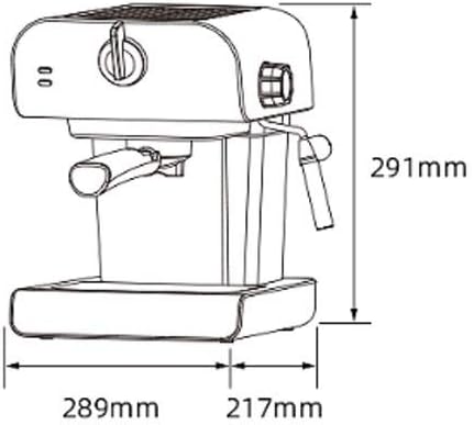 Retro Semi-automatic Coffee Machine Household Espresso Pump Type Mini Integrated Milk Frother