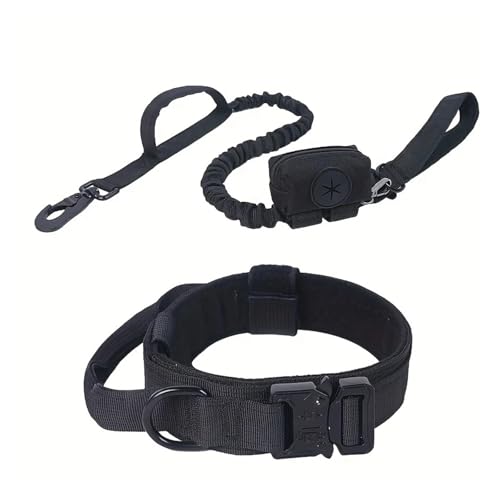 Collier tactique pour chien en nylon militaire et boucle métal robuste - 2