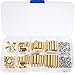 M2.5 Male Female Hex Brass Spacer Standoff Screw Nut Assortment Kit 180pcs with Hexagonal Standoffs Screws and Nuts for Electronics Motherboard and Industrial Equipment Storage Box Included