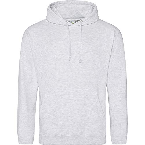 AWDis Unisex College Hooded Sweatshirt/Hoodie (S) (Ash)