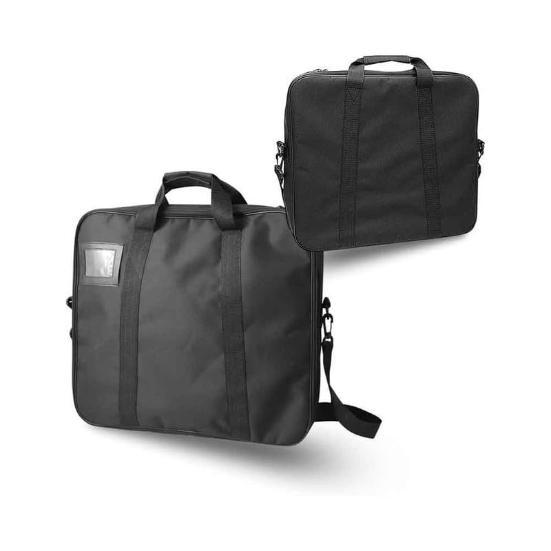 Masonic Apron Carrying Case - Lightweight Soft Black Apron Case - Masonic Regalia WM/MM & Provincial Apron Case2