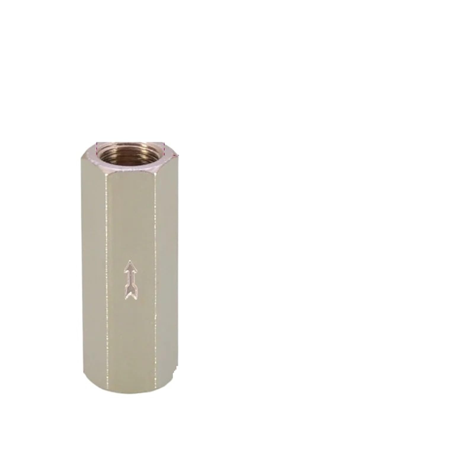 1/8" 1/4" 3/8" 1/2" 1 Way Valve Brass Valve Pneumatic Check Valve(Female to Female 1l8)