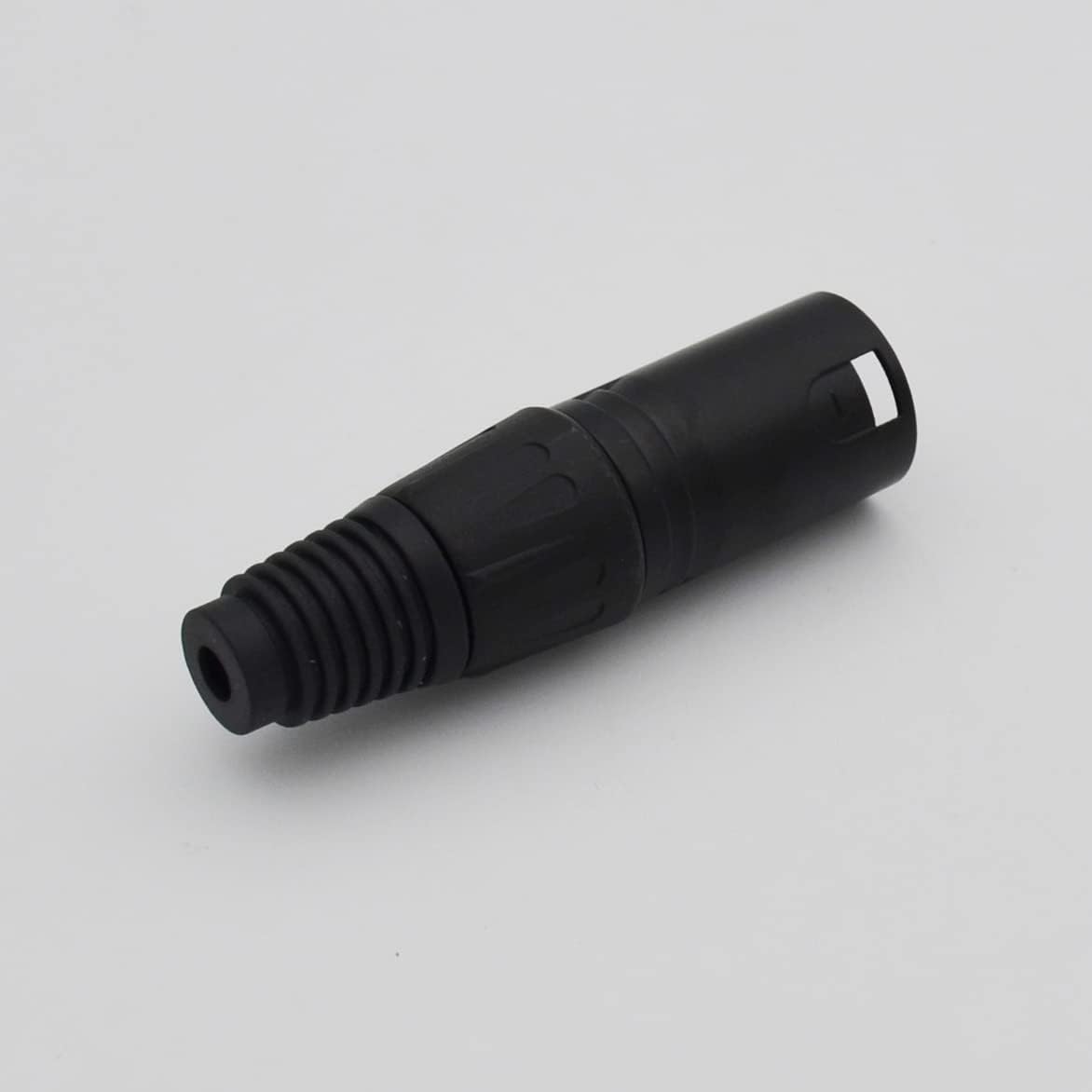 XLRケーブル 1フィート XLRオス-メス ブラック バランスマイクケーブル 2本パック