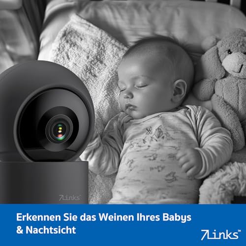 Caméra de surveillance motorisée Pan-Tilt 2K connectée IPC-495 [7Links] – vue 5