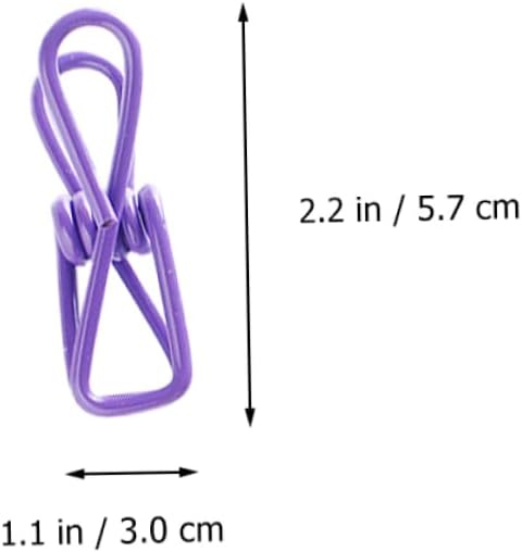 Windproof Wire Clothes Clips 10Pcs Metal for Drying Towels