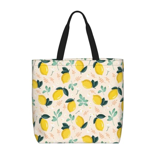 Tote Bag with Zipper Pockets,Large Capacity Shopping Bag, Handbags for Travel Grocery