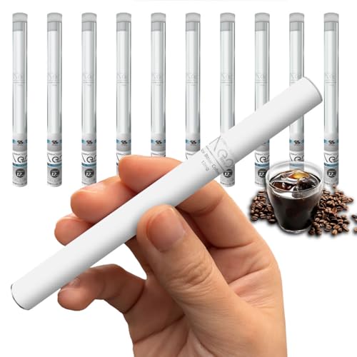 iSmoke Cigaless Neo シガレスネオ シガレス リモネン リモネート 天然成分 配合 電子タバコ タール ニコチン0 VAPE 使い捨て (重さ 12mg, アイスビターコーヒー 10本)