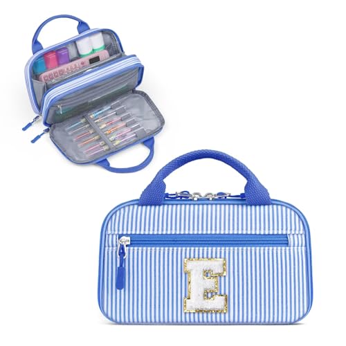YOOLIFE Birthday Gifts for 6 7 8 9 10 11 12 13 Year Old Girls, Gifts for Teen Girls Kids, Cute Pencil Case for Girl, Blue E