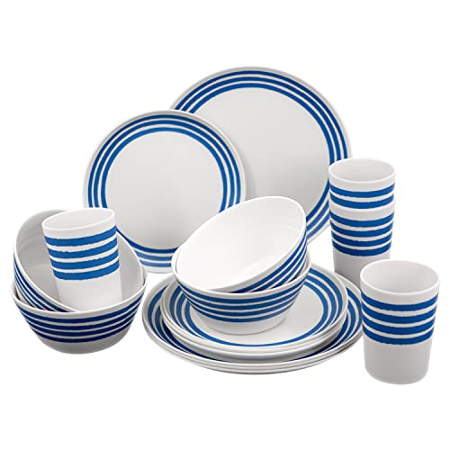 16 Piece Melamine Picnic Dining Set