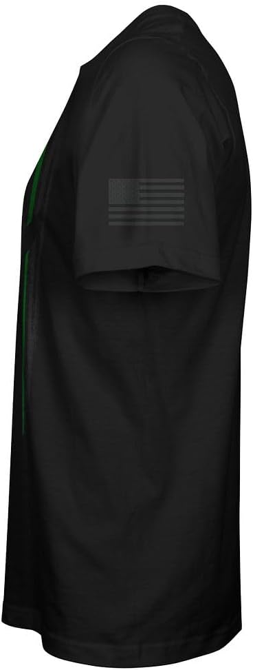 Thin Line Support USA Spartan Men's Stealth T-Shirt - Image 4