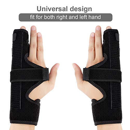 Ultrafun Two Finger Splint Medical Grade Boxer Finger Brace Support Immobilizer Cast For Broken Fingers, Injuries, Arthritis, Trigger Finger, Tendonitis And Pain Relief (Two Fingers-L/Xl) #TOP4
