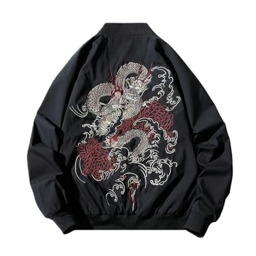 Veste col montant brodée homme pour affronter la fraîcheur d'automne