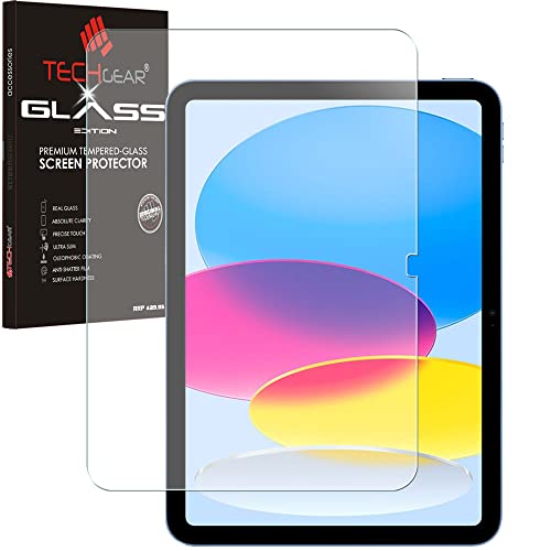 TECHGEAR Anti éblouissement Mat Verre pour iPad 10, 10ème Génération - Matte Anti Glare - Protecteur d'Écran Mat Anti Reflet en Verre Trempé Compatible avec iPad 2022 10.9 Pouces 2022