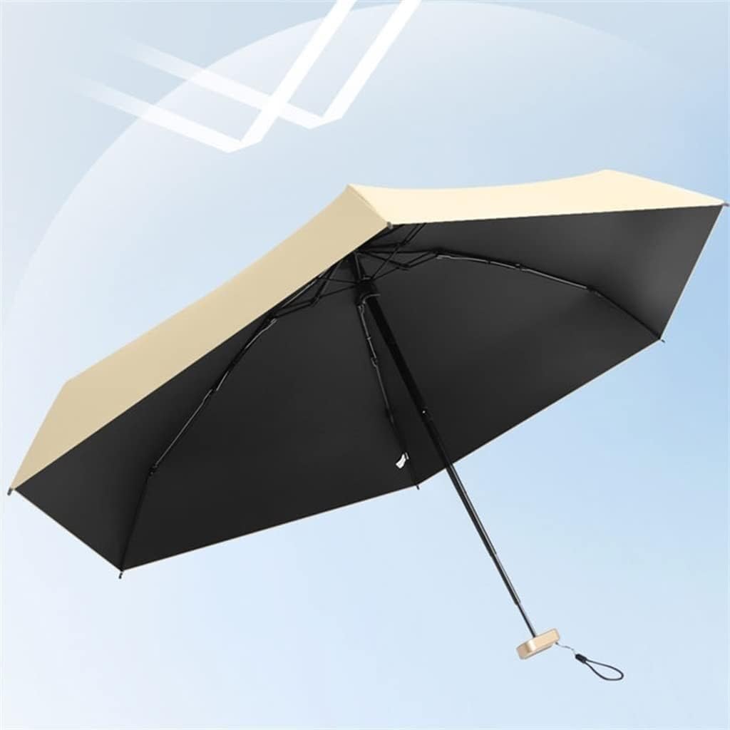 Windproof Umbrella Strong Umbrellas Pocket Umbrella Flat Umbrella Folding Parasol Sunscreen Portable Travel Umbrella Umbrellas for Rain