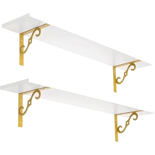 Long Wall Shelves Set of 2 24x6 INCH